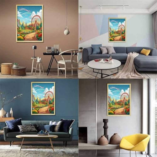 Spielplatz Puzzle 1000 Teile Schwer Puzzle Spielzeug Lernspiel Impossible Herausforderungsspielzeug Für Erwachsene Und Kinder Ab 14 Jahren 1000pcs (75x50cm) von RJAVAGFZL