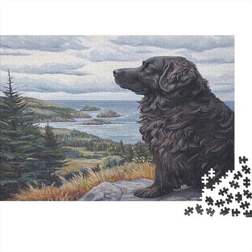 St. Bernard Puzzle 1000 Teile Puzzles Für Erwachsene Lernspiel Herausforderungsspielzeug 1000-teilige Puzzlespiel Für Erwachsene Kinder Puzzel 1000pcs (75x50cm) von RJAVAGFZL
