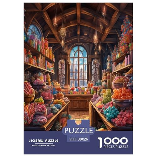 Süßigkeiten Store Puzzle 1000-teilige Schwer Puzzle Spielzeug Lernspiel Impossible Herausforderung Spielzeug Für Erwachsene Und Kinder Ab 14 Jahren 38x26cm/1000pcs Süßigkeiten Store Puzzle 1000-teilige Schwer Puzzle Spielzeug Lernspiel Impossible Herausforderung Spielzeug Für Erwachsene Und Kinder Ab 14 Jahren 38x26cm/1000pcs von RJAVAGFZL