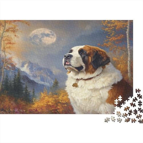 Tibetischer Mastiff 1000 Teile, Impossible Puzzle,Geschicklichkeitsspiel Für Die Ganze Familie, Erwachsenenpuzzle Ab 14 Jahren Puzzel 1000pcs (75x50cm) von RJAVAGFZL