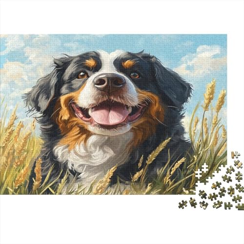 Tibetischer Mastiff Puzzle 1000 Teile,für Erwachsene, Impossible Puzzle,farbenfrohes Legespiel,Geschicklichkeitsspiel Für Die Ganze Familie,Erwachsenenpuzzle Puzzel 1000pcs (75x50cm) von RJAVAGFZL