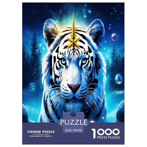 Tiger Puzzles 1000-teilige Schwer Puzzle Spielzeug Lernspiel Impossible Herausforderungsspielzeug Für Erwachsene Kinder 70x50cm/1000pcs Tiger Puzzles 1000-teilige Schwer Puzzle Spielzeug Lernspiel Impossible Herausforderungsspielzeug Für Erwachsene Kinder 70x50cm/1000pcs von RJAVAGFZL