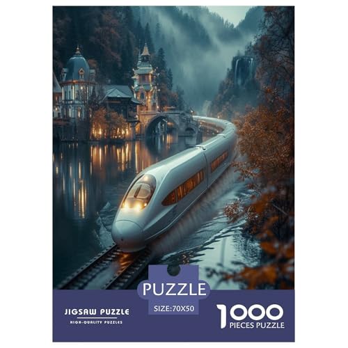 Traumzug Puzzle 1000-teilige Schwer Puzzle Spielzeug Lernspiel Impossible Herausforderung Spielzeug Für Erwachsene Kinder 70x50cm/1000pcs Traumzug Puzzle 1000-teilige Schwer Puzzle Spielzeug Lernspiel Impossible Herausforderung Spielzeug Für Erwachsene Kinder 70x50cm/1000pcs von RJAVAGFZL
