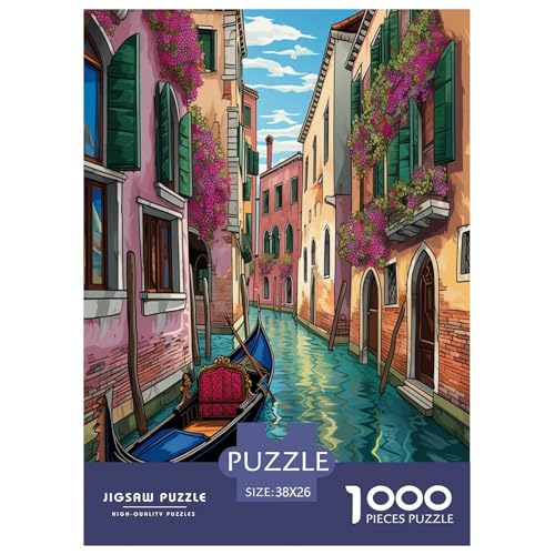 Venedig Wasserstadt Puzzle 1000 Teile Schwer Puzzle Spielzeug Lernspiel Impossible Herausforderung Spielzeug Für Erwachsene Kinder 38x26cm/1000pcs Venedig Wasserstadt Puzzle 1000 Teile Schwer Puzzle Spielzeug Lernspiel Impossible Herausforderung Spielzeug Für Erwachsene Kinder 38x26cm/1000pcs von RJAVAGFZL