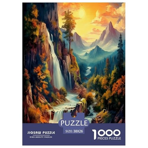 Wasserfall Puzzles 1000 Teile Schwer Puzzle Spielzeug Lernspiel Impossible Herausforderung Spielzeug Für Erwachsene Kinder 38x26cm/1000pcs Wasserfall Puzzles 1000 Teile Schwer Puzzle Spielzeug Lernspiel Impossible Herausforderung Spielzeug Für Erwachsene Kinder 38x26cm/1000pcs von RJAVAGFZL