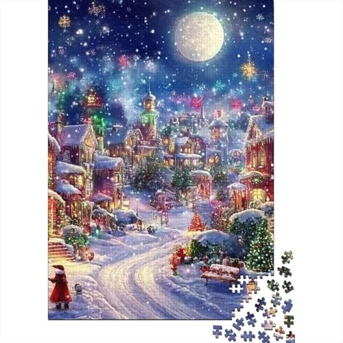 Weihnachtsbaum Puzzle 1000 Teile Schwer Puzzle Spielzeug Lernspiel Impossible Herausforderung Spielzeug Für Erwachsene Und Kinder Ab 12 Jahren 1000pcs (75x50cm) von RJAVAGFZL