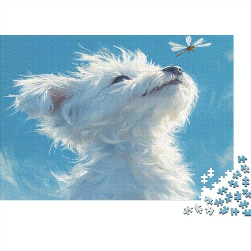 West Highland White Terrier Puzzlespiel 1000 Teile Puzzles Für Erwachsene Lernspiel Herausforderung Spielzeug 1000 Teile Puzzles Für Erwachsene Kinder Erwachsenen Puzzlespiel Puzzel 1000pcs (75x50cm) West Highland White Terrier Puzzlespiel 1000 Teile Puzzles Für Erwachsene Lernspiel Herausforderung Spielzeug 1000 Teile Puzzles Für Erwachsene Kinder Erwachsenen Puzzlespiel Puzzel 1000pcs (75x50cm) von RJAVAGFZL