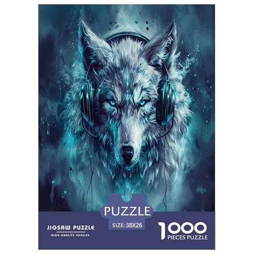 Wolf Puzzles 1000 Teile Schwer Puzzle Spielzeug Lernspiel Impossible Herausforderung Spielzeug Für Erwachsene Kinder 38x26cm/1000pcs Wolf Puzzles 1000 Teile Schwer Puzzle Spielzeug Lernspiel Impossible Herausforderung Spielzeug Für Erwachsene Kinder 38x26cm/1000pcs von RJAVAGFZL