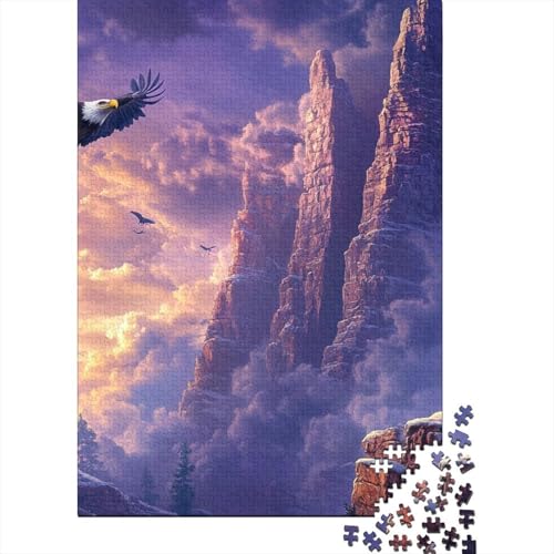 Wolf Puzzles 1000 Teile Schwer Puzzle Spielzeug Lernspiel Impossible Herausforderung Spielzeug Für Erwachsene Und Kinder in Bewährter 1000pcs (75x50cm) von RJAVAGFZL