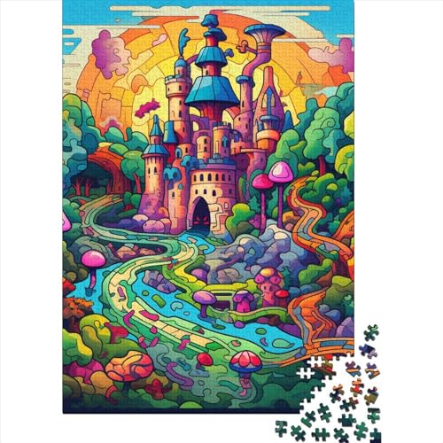 Wunderland Puzzles 1000 Teile Schwer Puzzle Spielzeug Pädagogisches Spiel Impossible Herausforderungsspielzeug Für Erwachsene Und Kinder in Bewährter 1000pcs (75x50cm) von RJAVAGFZL