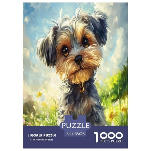 Yorkshire Terrier Puzzle 1000 Teile Schwer Puzzle Spielzeug Pädagogisches Spiel Impossible Herausforderungsspielzeug Für Erwachsene Und Kinder Ab 14 Jahren 38x26cm/1000pcs Yorkshire Terrier Puzzle 1000 Teile Schwer Puzzle Spielzeug Pädagogisches Spiel Impossible Herausforderungsspielzeug Für Erwachsene Und Kinder Ab 14 Jahren 38x26cm/1000pcs von RJAVAGFZL