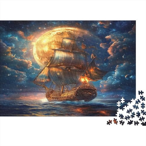 Segelboot Puzzlespiel 1000 Teile Puzzle Für Erwachsene Und Kinder Ab 14 Jahren, Puzzle Erwachsenen Puzzlespi Puzzel 1000pcs (75x50cm) von RJLZWKPTF