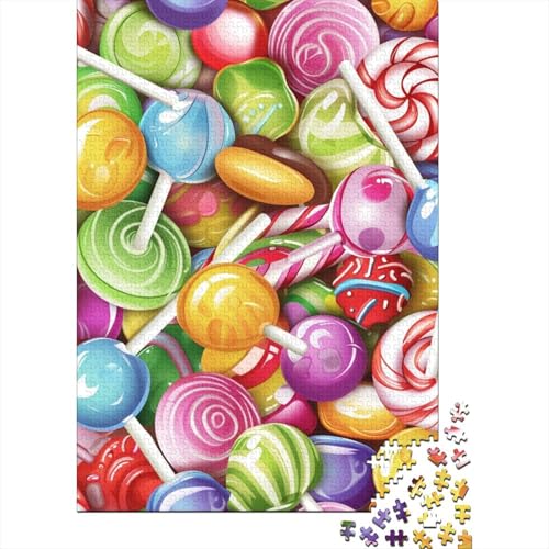 Süßigkeiten Puzzles 1000 Teile Schwer Puzzle Spielzeug Lernspiel Impossible Herausforderung Spielzeug Für Erwachsene Und Kinder Ab 14 Jahren 1000pcs (75x50cm) von RJLZWKPTF