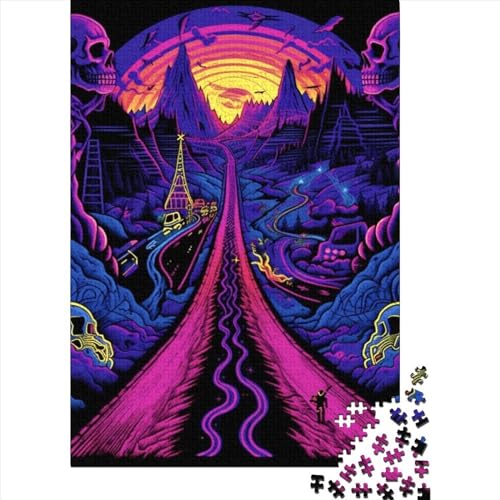 Wilder Wald 1 Puzzle 1000-teilige Schwer Puzzle Spielzeug Pädagogisches Spiel Impossible Herausforderung Spielzeug Für Erwachsene Und Kinder in Bewährter 1000pcs (75x50cm) von RJLZWKPTF