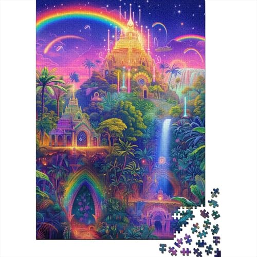 Wunderland Puzzle 1000-teilige Schwer Puzzle Spielzeug Pädagogisches Spiel Impossible Herausforderungsspielzeug Für Erwachsene Und Kinder in Bewährter 1000pcs (75x50cm) von RJLZWKPTF