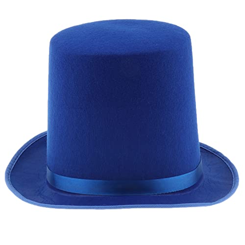 RKJRTK Zauberer Zylinderhut Schwarz Zylinder Magier Performed Hat Bühnenauftritte Bowler Zylinderhut Faschingskostüm von RKJRTK