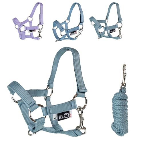 RL24 - Hobby Horse Halfter mit Strick – Steckenpferd Spielzeughalfter – Strick mit Karabinerhaken – Hobby Horse Zubehör – Spielzeug Pferdehalfter in Hellgrün RL24 - Hobby Horse Halfter mit Strick – Steckenpferd Spielzeughalfter – Strick mit Karabinerhaken – Hobby Horse Zubehör – Spielzeug Pferdehalfter in Hellgrün von RL24