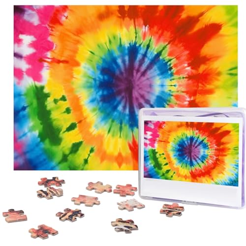 Batik-Puzzles, personalisiertes Puzzle, 500 Teile, Puzzles aus Fotos, Bilderpuzzle für Erwachsene und Familie (51,8 x 38,1 cm) von RLDOBOFE