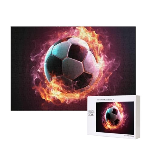Puzzle 500 Teile Feuer-Fußball-Puzzle, Holz-Fotopuzzle für Erwachsene, personalisiertes Bild, Puzzle, klassisches Puzzle für Familie, Hochzeit, Geburtstag, Valentinstag, Geschenke, 39,9 x 27,9 cm Puzzle 500 Teile Feuer-Fußball-Puzzle, Holz-Fotopuzzle für Erwachsene, personalisiertes Bild, Puzzle, klassisches Puzzle für Familie, Hochzeit, Geburtstag, Valentinstag, Geschenke, 39,9 x 27,9 cm von RLDOBOFE