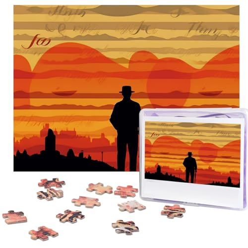 Puzzle 500 Teile Mann und Sonnenuntergang Puzzle Holz Fotopuzzle für Erwachsene Personalisiertes Bilderpuzzle Klassisches Puzzle für Familie Hochzeit Geburtstag Valentinstag Geschenke 51,8 x 38,1 cm Puzzle 500 Teile Mann und Sonnenuntergang Puzzle Holz Fotopuzzle für Erwachsene Personalisiertes Bilderpuzzle Klassisches Puzzle für Familie Hochzeit Geburtstag Valentinstag Geschenke 51,8 x 38,1 cm von RLDOBOFE