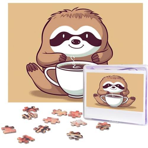 Puzzle 500 Teile Yoga Faultier Kaffee Puzzle Holz Fotopuzzle für Erwachsene Personalisiertes Bilderpuzzle Klassisches Puzzle für Familie Hochzeit Geburtstag Valentinstag Geschenke 51,8 x 38,1 cm Puzzle 500 Teile Yoga Faultier Kaffee Puzzle Holz Fotopuzzle für Erwachsene Personalisiertes Bilderpuzzle Klassisches Puzzle für Familie Hochzeit Geburtstag Valentinstag Geschenke 51,8 x 38,1 cm von RLDOBOFE