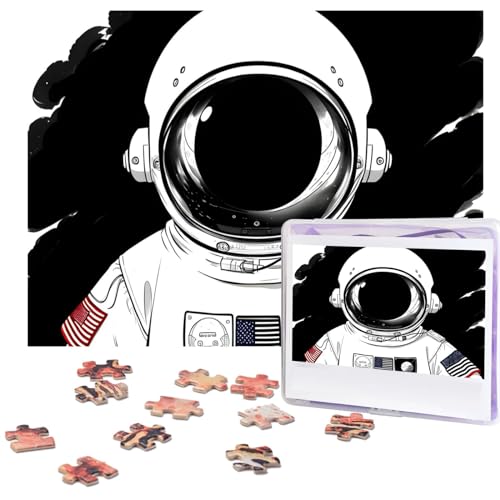 Puzzles, 500 Teile, Astronauten-Puzzle, Holz-Fotopuzzle für Erwachsene, personalisiertes Bild, Puzzle, klassisches Puzzle für Familie, Hochzeit, Geburtstag, Valentinstag, Geschenke, 51,8 x 38,1 cm Puzzles, 500 Teile, Astronauten-Puzzle, Holz-Fotopuzzle für Erwachsene, personalisiertes Bild, Puzzle, klassisches Puzzle für Familie, Hochzeit, Geburtstag, Valentinstag, Geschenke, 51,8 x 38,1 cm von RLDOBOFE