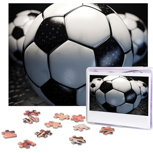 Puzzles, 500 Teile, Fußball-Puzzle, Holz-Fotopuzzle für Erwachsene, personalisiertes Bild, Puzzle, klassisches Puzzle für Familie, Hochzeit, Geburtstag, Valentinstag, Geschenke, 51,8 x 38,1 cm Puzzles, 500 Teile, Fußball-Puzzle, Holz-Fotopuzzle für Erwachsene, personalisiertes Bild, Puzzle, klassisches Puzzle für Familie, Hochzeit, Geburtstag, Valentinstag, Geschenke, 51,8 x 38,1 cm von RLDOBOFE