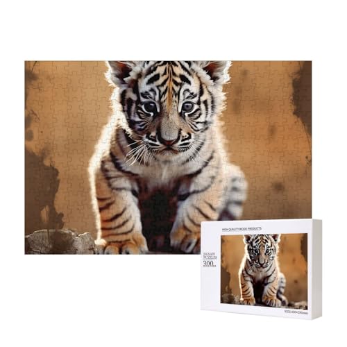 Puzzles, 500 Teile, ein Tigerjunges, Holz-Fotopuzzle für Erwachsene, personalisiertes Bild, Puzzle, klassisches Puzzle für Familie, Hochzeit, Geburtstag, Valentinstag, Geschenke, 39,5 x 27,9 cm Puzzles, 500 Teile, ein Tigerjunges, Holz-Fotopuzzle für Erwachsene, personalisiertes Bild, Puzzle, klassisches Puzzle für Familie, Hochzeit, Geburtstag, Valentinstag, Geschenke, 39,5 x 27,9 cm von RLDOBOFE