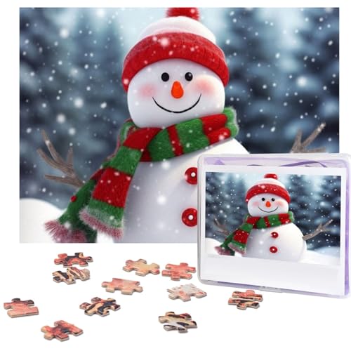 Puzzles 500 Teile Frohe Weihnachten mit glücklichem Schneemann Puzzles Holz Fotopuzzle für Erwachsene Personalisiertes Bilderpuzzle Klassisches Puzzle für Familie Hochzeitsgeschenke 51,8 x 38,1 cm Puzzles 500 Teile Frohe Weihnachten mit glücklichem Schneemann Puzzles Holz Fotopuzzle für Erwachsene Personalisiertes Bilderpuzzle Klassisches Puzzle für Familie Hochzeitsgeschenke 51,8 x 38,1 cm von RLDOBOFE