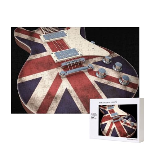 Puzzles 500 Teile Gitarre Britische Flagge Puzzle Holz Fotopuzzle für Erwachsene Personalisiertes Bilderpuzzle Klassisches Puzzle für Familie Hochzeit Geburtstag Valentinstag Geschenke 15,7 x 11 Zoll Puzzles 500 Teile Gitarre Britische Flagge Puzzle Holz Fotopuzzle für Erwachsene Personalisiertes Bilderpuzzle Klassisches Puzzle für Familie Hochzeit Geburtstag Valentinstag Geschenke 15,7 x 11 Zoll von RLDOBOFE