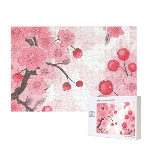 Puzzles 500 Teile Kirschblumen-Puzzles Holz-Fotopuzzle für Erwachsene, personalisiertes Bild, Puzzle, klassisches Puzzle für Familie, Hochzeit, Geburtstag, Valentinstag, Geschenke, 40 x 27 cm Puzzles 500 Teile Kirschblumen-Puzzles Holz-Fotopuzzle für Erwachsene, personalisiertes Bild, Puzzle, klassisches Puzzle für Familie, Hochzeit, Geburtstag, Valentinstag, Geschenke, 40 x 27 cm von RLDOBOFE