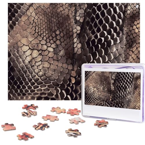 Puzzles 500 Teile Klassische Schlangenhaut-Puzzles Holz-Fotopuzzle für Erwachsene, personalisiertes Bild, Puzzle, klassisches Puzzle für Familie, Hochzeit, Geburtstag, Valentinstag, Geschenke, 51,8 x Puzzles 500 Teile Klassische Schlangenhaut-Puzzles Holz-Fotopuzzle für Erwachsene, personalisiertes Bild, Puzzle, klassisches Puzzle für Familie, Hochzeit, Geburtstag, Valentinstag, Geschenke, 51,8 x von RLDOBOFE