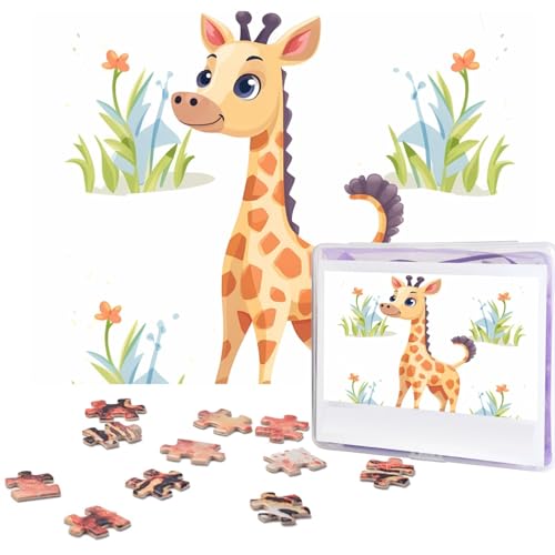 Puzzles 500 Teile Niedliche Giraffen-Puzzles Holz-Fotopuzzle für Erwachsene, personalisiertes Bild, Puzzle, klassisches Puzzle für Familie, Hochzeit, Geburtstag, Valentinstag, Geschenke, 51,8 x 38,1 Puzzles 500 Teile Niedliche Giraffen-Puzzles Holz-Fotopuzzle für Erwachsene, personalisiertes Bild, Puzzle, klassisches Puzzle für Familie, Hochzeit, Geburtstag, Valentinstag, Geschenke, 51,8 x 38,1 von RLDOBOFE
