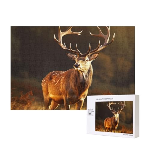 Puzzles 500 Teile Tier-Hirsch-Puzzles Holz-Fotopuzzle für Erwachsene, personalisiertes Bild, Puzzle, klassisches Puzzle für Familie, Hochzeit, Geburtstag, Valentinstag, Geschenke, 39,5 x 27,9 cm Puzzles 500 Teile Tier-Hirsch-Puzzles Holz-Fotopuzzle für Erwachsene, personalisiertes Bild, Puzzle, klassisches Puzzle für Familie, Hochzeit, Geburtstag, Valentinstag, Geschenke, 39,5 x 27,9 cm von RLDOBOFE