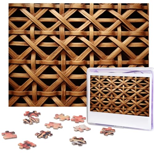 Puzzles 500 Teile Weidengeflecht Gewebtes Gitter Puzzle Holz Fotopuzzle für Erwachsene Personalisiertes Bilderpuzzle Klassisches Puzzle für Familie Hochzeit Geburtstag Valentinstag Geschenke 51,8 x Puzzles 500 Teile Weidengeflecht Gewebtes Gitter Puzzle Holz Fotopuzzle für Erwachsene Personalisiertes Bilderpuzzle Klassisches Puzzle für Familie Hochzeit Geburtstag Valentinstag Geschenke 51,8 x von RLDOBOFE