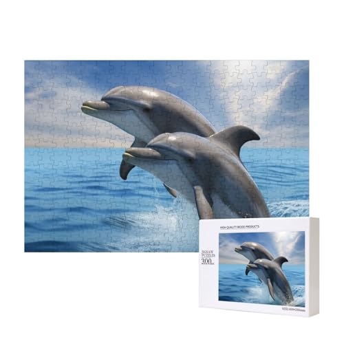 Puzzles 500 Teile Zwei Delfine Puzzle Holz Fotopuzzle für Erwachsene Personalisiertes Bilderpuzzle Klassisches Puzzle für Familie Hochzeit Geburtstag Valentinstag Geschenke 15,7 x 11 Zoll Puzzles 500 Teile Zwei Delfine Puzzle Holz Fotopuzzle für Erwachsene Personalisiertes Bilderpuzzle Klassisches Puzzle für Familie Hochzeit Geburtstag Valentinstag Geschenke 15,7 x 11 Zoll von RLDOBOFE