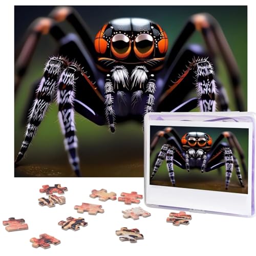 Tropische Regenwald-Spinnen, Puzzle, personalisiertes Puzzle, 500 Teile, Puzzles aus Fotos, Bilderpuzzle für Erwachsene und Familie (51,8 x 38,1 cm) von RLDOBOFE