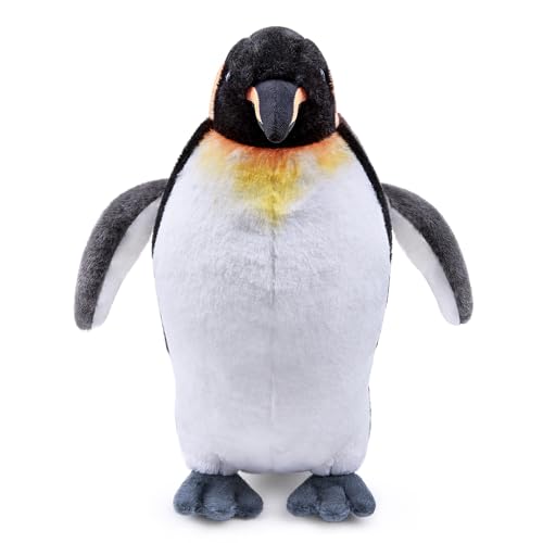 RLOMUTE 11.8 Zoll Königspinguin Gelb Plüschtier Meerestiere realistisches Tierspielzeugkissen kuscheliges Begleiter Schlafzimmer Heimdekoration Sammlergeschenk für Kinder Jungen Mädchen RLOMUTE 11.8 Zoll Königspinguin Gelb Plüschtier Meerestiere realistisches Tierspielzeugkissen kuscheliges Begleiter Schlafzimmer Heimdekoration Sammlergeschenk für Kinder Jungen Mädchen von RLOMUTE