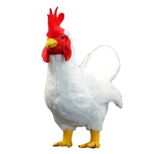 RLOMUTE 12.6 Zoll Weiß Huhn-Plüschtier realistisches Henne-Stofftier weiches Farm kuscheliges für Gastgeschenke Begleiter Schlafzimmer Auto Heimdekoration Sammlergeschenk für Kinder Jungen Mädchen RLOMUTE 12.6 Zoll Weiß Huhn-Plüschtier realistisches Henne-Stofftier weiches Farm kuscheliges für Gastgeschenke Begleiter Schlafzimmer Auto Heimdekoration Sammlergeschenk für Kinder Jungen Mädchen von RLOMUTE