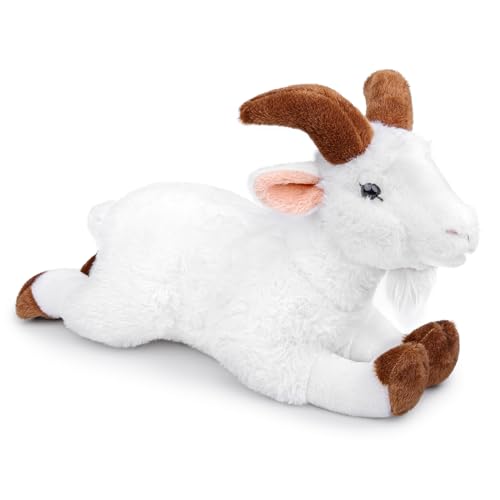 RLOMUTE 12.6 Zoll Weiße Ziege Plüschtier realistisches Stofftier weiches Farm kuscheliges für Gastgeschenke Begleiter Schlafzimmer Auto Heimdekoration Sammlergeschenk für Kinder Jungen Mädchen Liegen RLOMUTE 12.6 Zoll Weiße Ziege Plüschtier realistisches Stofftier weiches Farm kuscheliges für Gastgeschenke Begleiter Schlafzimmer Auto Heimdekoration Sammlergeschenk für Kinder Jungen Mädchen Liegen von RLOMUTE