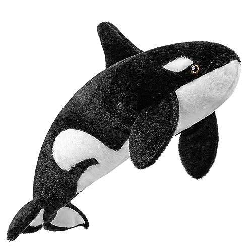RLOMUTE 15.7 Zoll Schwarz Killerwal-Plüschtier Wal Schwertwal Meerestiere Tierspielzeugkissen kuscheliges Begleiter Schlafzimmer Heimdekoration Sammlergeschenk für Kinder Jungen Mädchen RLOMUTE 15.7 Zoll Schwarz Killerwal-Plüschtier Wal Schwertwal Meerestiere Tierspielzeugkissen kuscheliges Begleiter Schlafzimmer Heimdekoration Sammlergeschenk für Kinder Jungen Mädchen von RLOMUTE