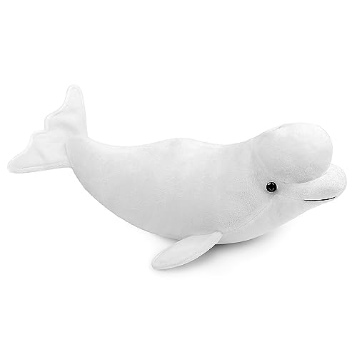 RLOMUTE 15.7 Zoll Weißer Wal-Plüschtier Belugawal Meerestiere realistisches Tierspielzeugkissen kuscheliges Begleiter Schlafzimmer Heimdekoration Sammlergeschenk für Kinder Jungen Mädchen RLOMUTE 15.7 Zoll Weißer Wal-Plüschtier Belugawal Meerestiere realistisches Tierspielzeugkissen kuscheliges Begleiter Schlafzimmer Heimdekoration Sammlergeschenk für Kinder Jungen Mädchen von RLOMUTE