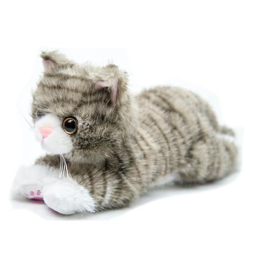 RLOMUTE 20.8Zoll Braun Katze-Plüschtier realistisches Kätzchen-Stofftier Spielzeug weiches kuscheliges für Gastgeschenke Begleiter Schlafzimmer Auto Heimdekoration Sammlergeschenk für Kinder RLOMUTE 20.8Zoll Braun Katze-Plüschtier realistisches Kätzchen-Stofftier Spielzeug weiches kuscheliges für Gastgeschenke Begleiter Schlafzimmer Auto Heimdekoration Sammlergeschenk für Kinder von RLOMUTE