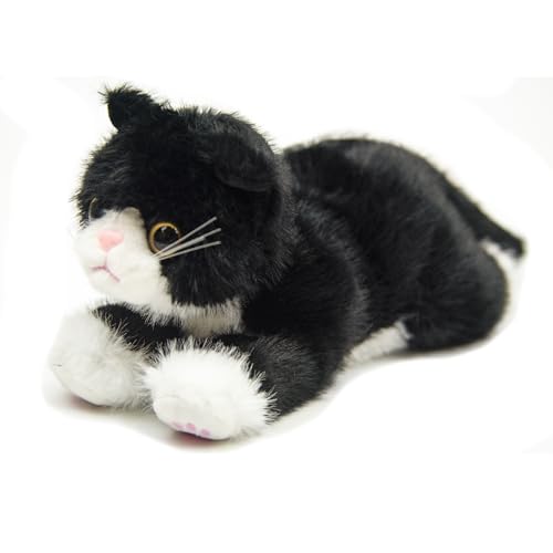 RLOMUTE 20.8Zoll Weiß Katze-Plüschtier realistisches Kätzchen-Stofftier Spielzeug weiches kuscheliges für Gastgeschenke Begleiter Schlafzimmer Auto Heimdekoration Sammlergeschenk für Kinder RLOMUTE 20.8Zoll Weiß Katze-Plüschtier realistisches Kätzchen-Stofftier Spielzeug weiches kuscheliges für Gastgeschenke Begleiter Schlafzimmer Auto Heimdekoration Sammlergeschenk für Kinder von RLOMUTE