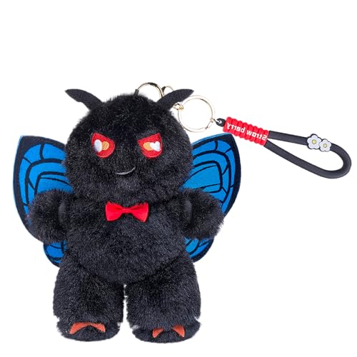 RLOMUTE 6.3Zoll Blau Motte Mothman Schlüsselanhänger Plüschtier Stofftier Spielzeug Anhänger mit Schlüsselring kuscheliges für Geschenk Begleiter Auto Heimdekoration für Kinder RLOMUTE 6.3Zoll Blau Motte Mothman Schlüsselanhänger Plüschtier Stofftier Spielzeug Anhänger mit Schlüsselring kuscheliges für Geschenk Begleiter Auto Heimdekoration für Kinder von RLOMUTE