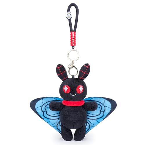 RLOMUTE 6.3Zoll Blau Motte Mothman Schlüsselanhänger Plüschtier Stofftier Spielzeug Lustige Sternaugen Anhänger mit Schlüsselring kuscheliges für Geschenk Begleiter Auto Heimdekoration für Kinder RLOMUTE 6.3Zoll Blau Motte Mothman Schlüsselanhänger Plüschtier Stofftier Spielzeug Lustige Sternaugen Anhänger mit Schlüsselring kuscheliges für Geschenk Begleiter Auto Heimdekoration für Kinder von RLOMUTE