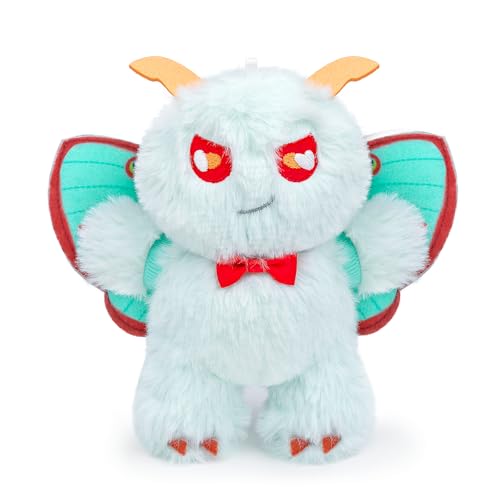 RLOMUTE 6.3Zoll Grün Luna-Motte Mothman Schlüsselanhänger Plüschtier Stofftier Spielzeug Anhänger mit Schlüsselring kuscheliges für Geschenk Begleiter Auto Heimdekoration für Kinder von RLOMUTE