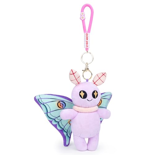 RLOMUTE 6.3Zoll Violett Luna-Motte Mothman Schlüsselanhänger Plüschtier Stofftier Spielzeug Lustige Sternaugen Anhänger mit Schlüsselring kuscheliges für Geschenk Auto Heimdekoration für Kinder RLOMUTE 6.3Zoll Violett Luna-Motte Mothman Schlüsselanhänger Plüschtier Stofftier Spielzeug Lustige Sternaugen Anhänger mit Schlüsselring kuscheliges für Geschenk Auto Heimdekoration für Kinder von RLOMUTE