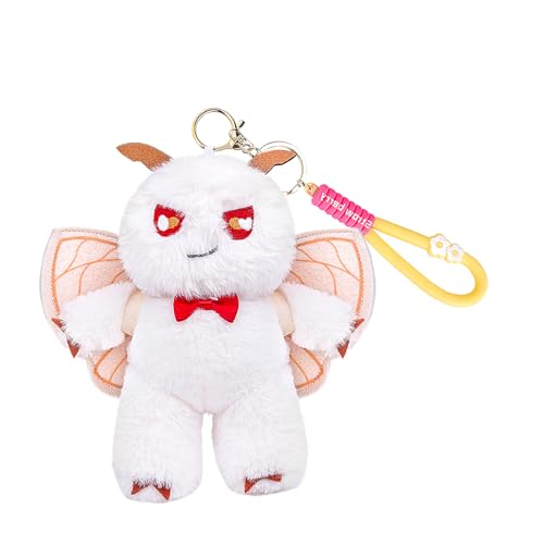 RLOMUTE 6.3Zoll Weiß Motte Mothman Schlüsselanhänger Plüschtier Stofftier Spielzeug Anhänger mit Schlüsselring kuscheliges für Geschenk Begleiter Auto Heimdekoration für Kinder RLOMUTE 6.3Zoll Weiß Motte Mothman Schlüsselanhänger Plüschtier Stofftier Spielzeug Anhänger mit Schlüsselring kuscheliges für Geschenk Begleiter Auto Heimdekoration für Kinder von RLOMUTE