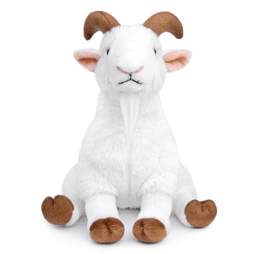 RLOMUTE 8.6 Zoll Weiße Ziege Plüschtier realistisches Stofftier weiches Farm kuscheliges für Gastgeschenke Begleiter Schlafzimmer Auto Heimdekoration Sammlergeschenk für Kinder Jungen Mädchen Sitzen RLOMUTE 8.6 Zoll Weiße Ziege Plüschtier realistisches Stofftier weiches Farm kuscheliges für Gastgeschenke Begleiter Schlafzimmer Auto Heimdekoration Sammlergeschenk für Kinder Jungen Mädchen Sitzen von RLOMUTE